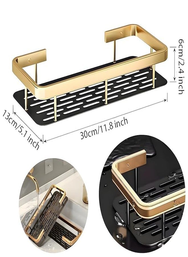 OTIPORTER Golden Bathroom Shelf - Image 2
